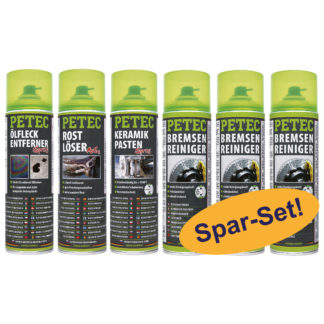 Service Set: Rostlöser, Ölfleckentferner, Keramikpasten-Spray, Bremsenreiniger (70060, 70050, 72350, 70650) Lösen