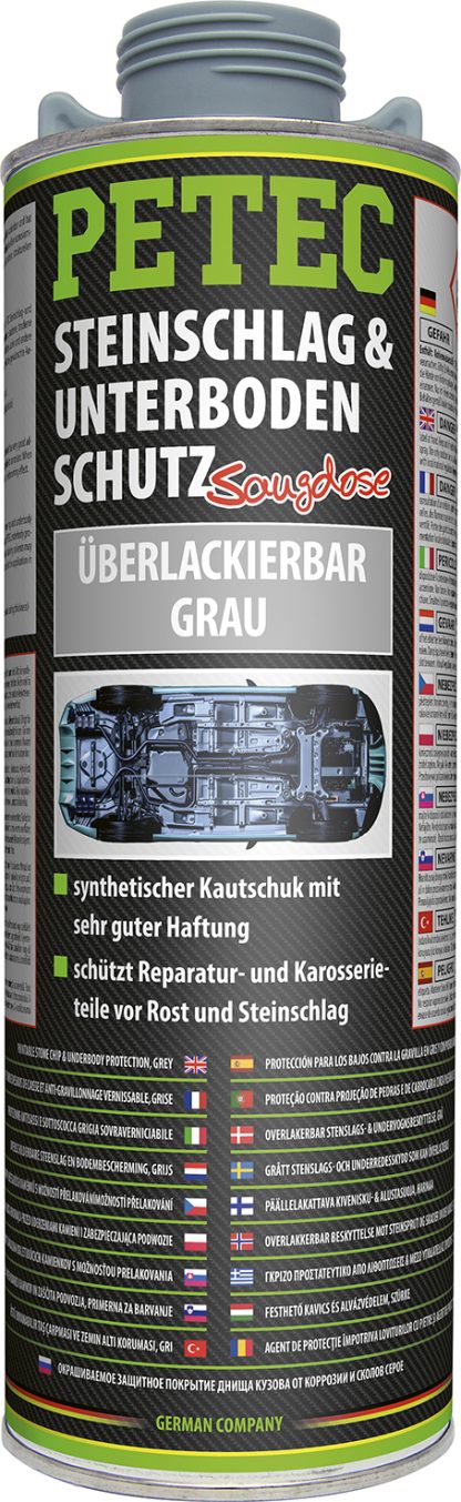 Steinschlag- & Unterbodenschutz Kautschukbasis, Ueberlackeirbar, Grau, 1.000ml