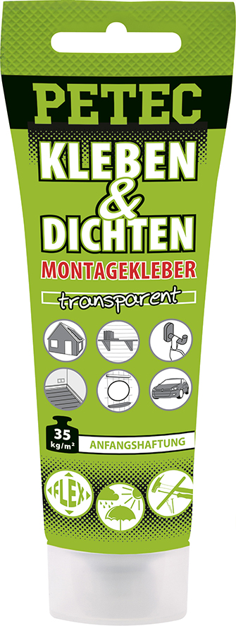 Kleben & Dichten Ecoline, Transparent, 80ml