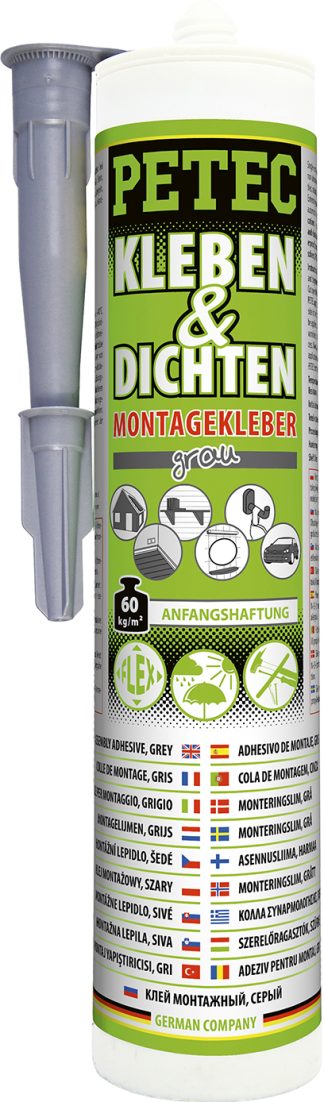 Kleben & Dichten, Transparent, 290ml Dichten