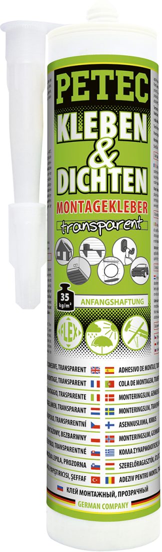 Kleben & Dichten, Transparent, 290ml Dichten